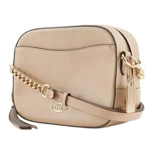 COACH Camera bag Shoulder Bag 29411 logo beige leather Women